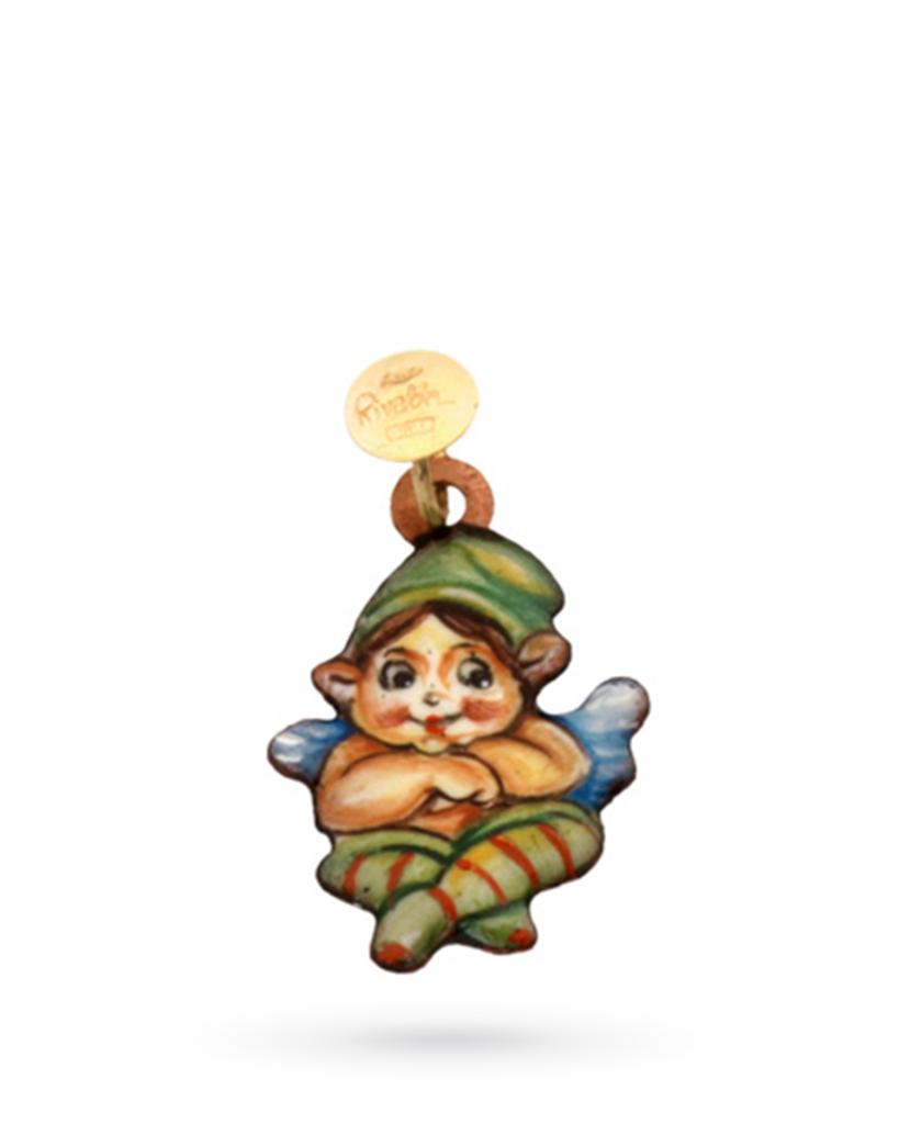 Ciondolo Gabriella Rivalta Folletto rame oro - GABRIELLA RIVALTA