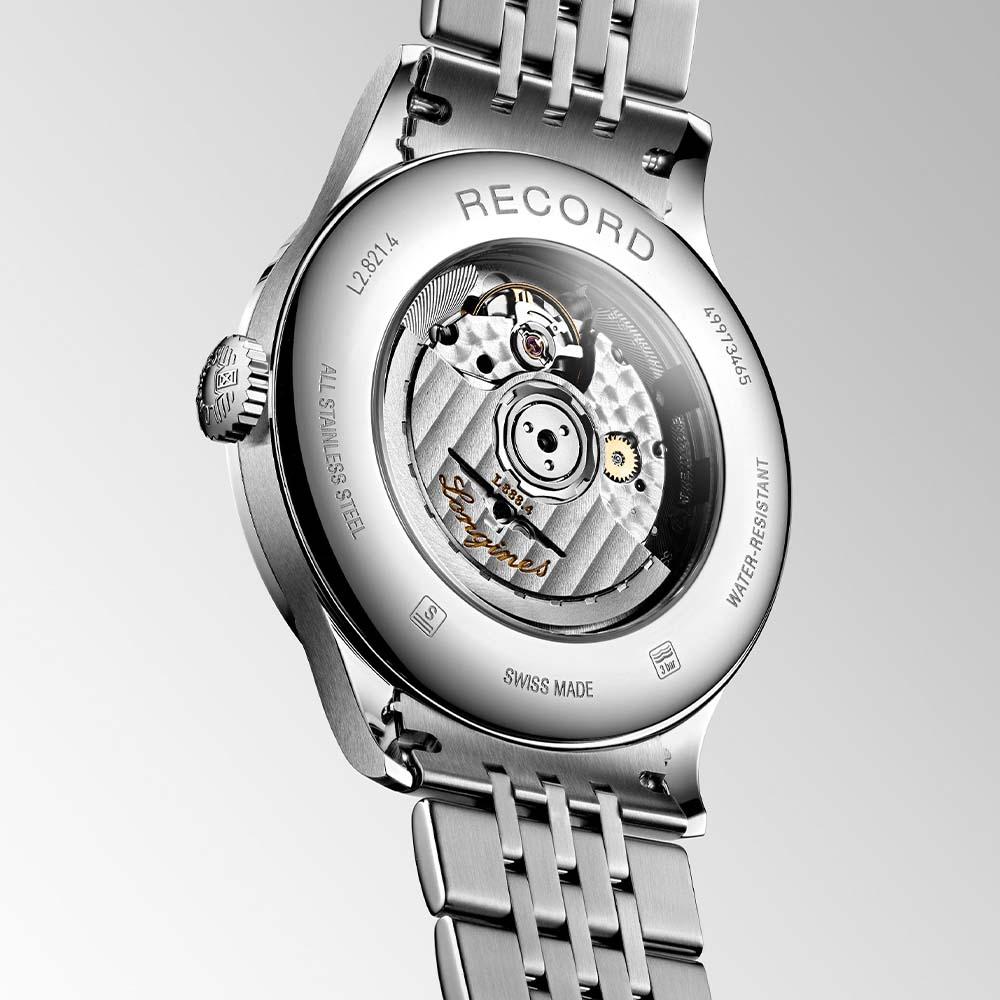  Longines Record L2.821.4.57.6 Automatic 40.00 mm - LONGINES