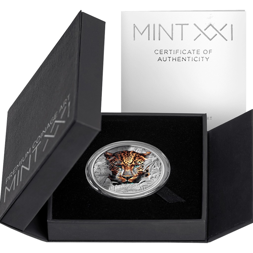  Leopard Born To Be Wild - 1 Oz Silver Coin Samoa 2026 - MINT XXI