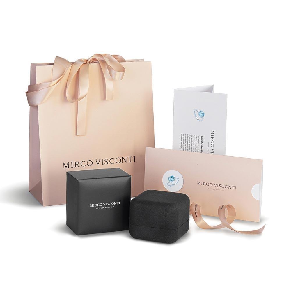  Anello acquamarina ovale 1,73ct diamanti 0,10ct Mirco Visconti - MIRCO VISCONTI