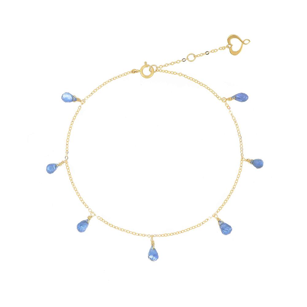 18Kt Blue Sapphire Bracelet - MAMAN ET SOPHIE
