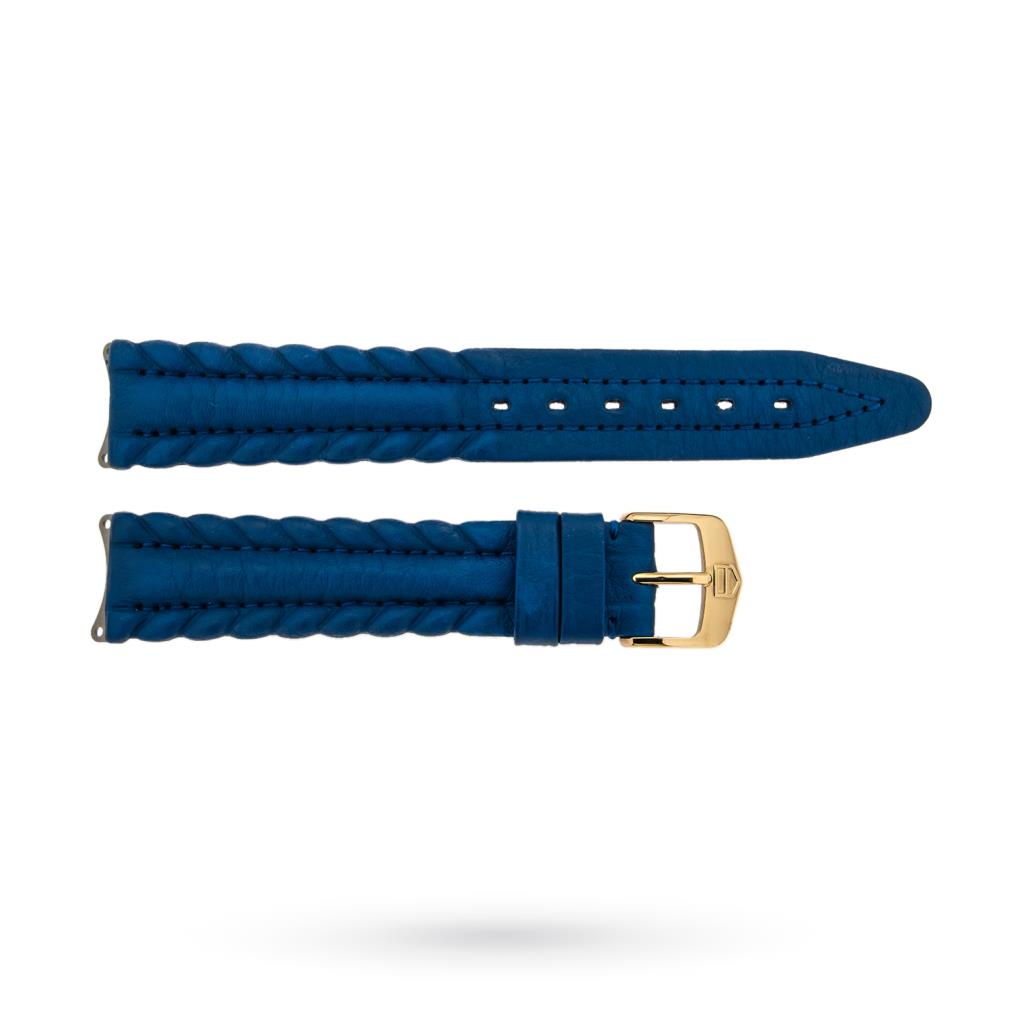 Cinturino originale Tag Heuer blu pelle 18mm - TAG HEUER