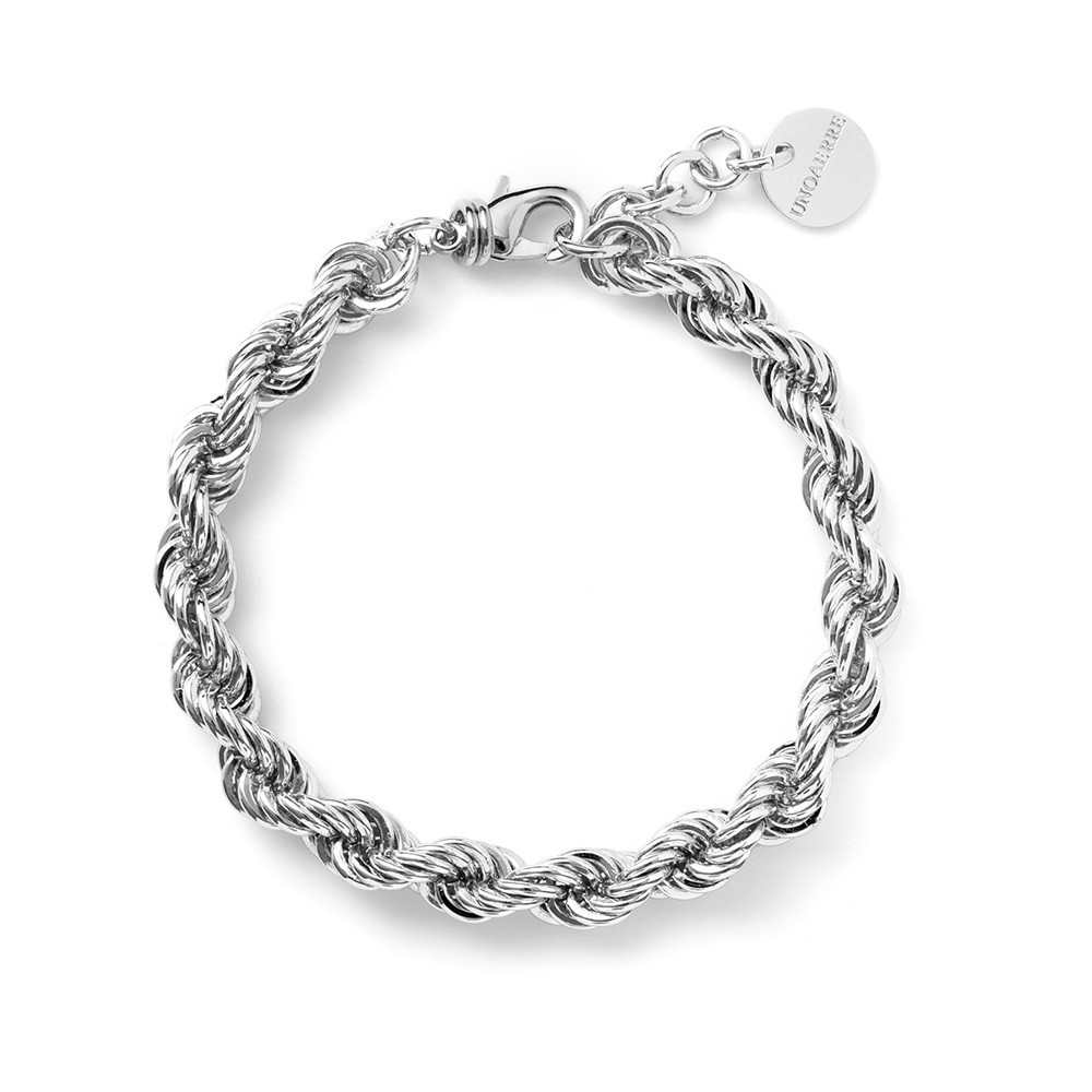 Bracciale Unoaerre 2559 Korda argentato - UNOAERRE