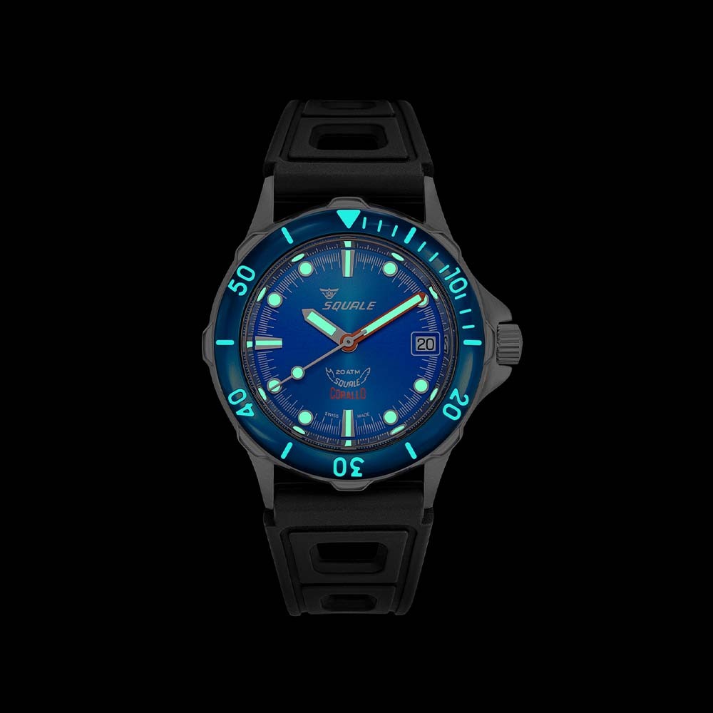  Squale Corallo Nos 2008 Blue 36 mm Limited Edition - SQUALE