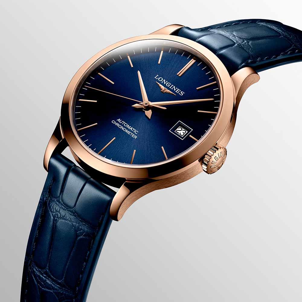  Longines Record L2.820.8.92.2 Automatico 38.50 mm - LONGINES