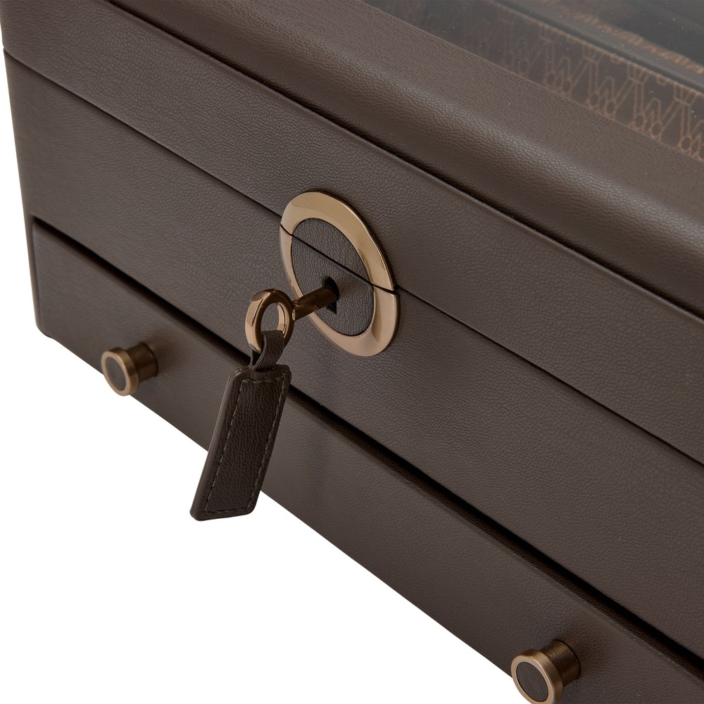  Scatola porta orologi - Caffè - WOLF