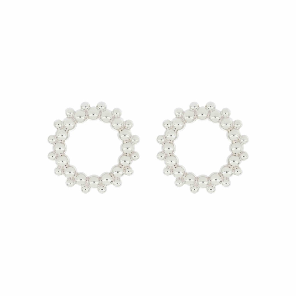 Single Stud Sun Maman et Sophie Silver 2.5cm - MAMAN ET SOPHIE