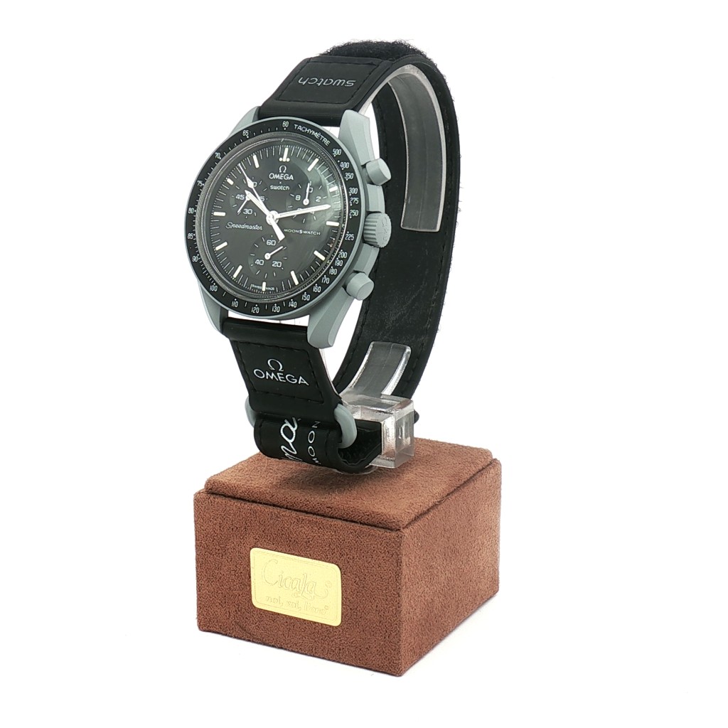  Swatch MoonSwatch SO33M100 Al Quarzo Nero 42 mm - SWATCH