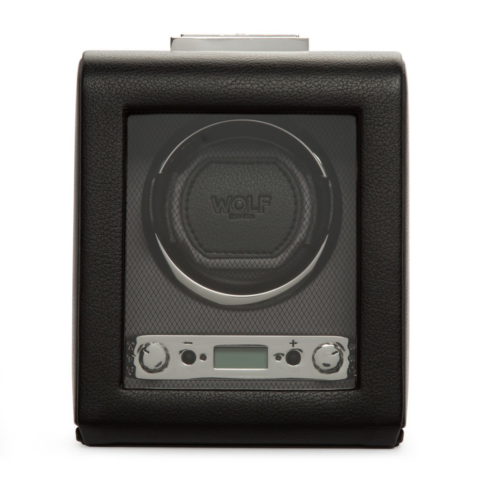 Wolf Single Watch Winder - Black - WOLF