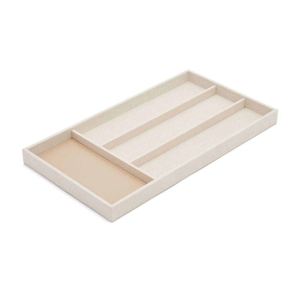 Wolf Vault 3 Piece Watch Strap Tray Insert - Beige - WOLF