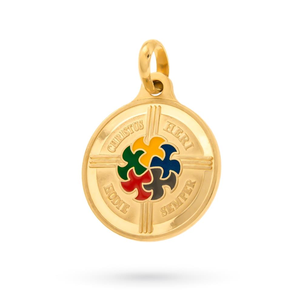  Medaglia Giubileo 2000 Vaticano San Pietro oro giallo 18kt - UNOAERRE