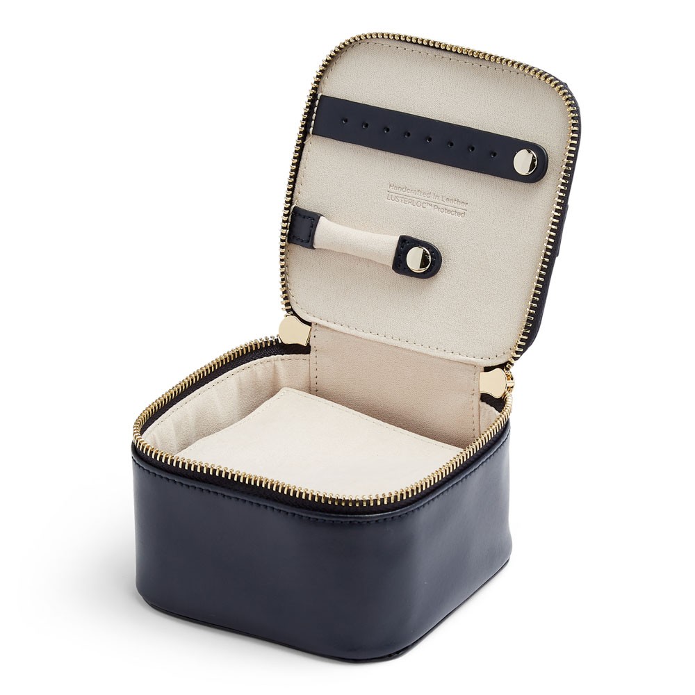  Wolf Zip Jewellery Cube - Navy - WOLF