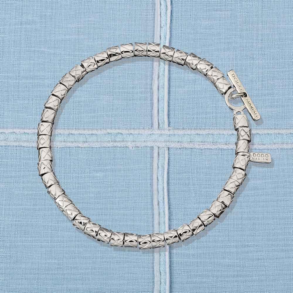  Bracciale Pigne Small Dodo Mariani BR23SM argento 18cm - DODO MARIANI