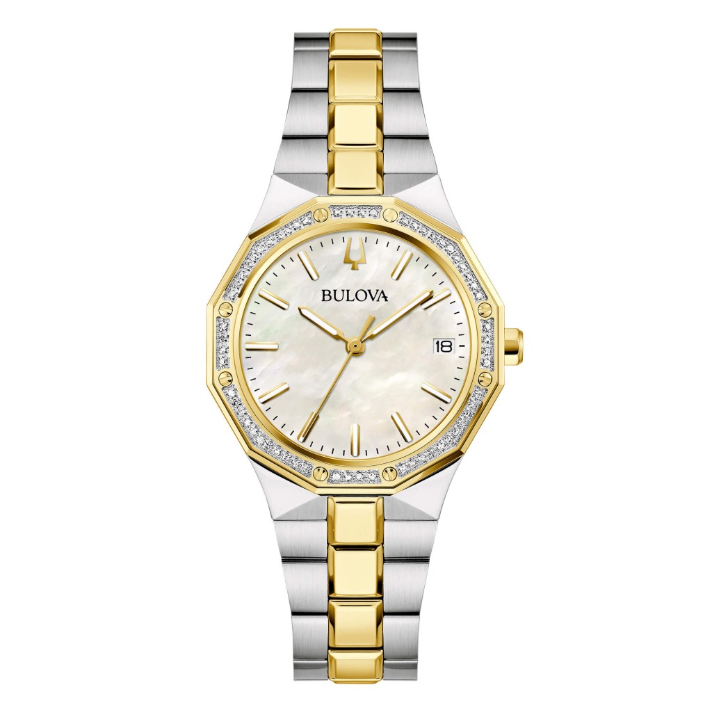 Bulova Octagon 98P299 Orologio Donna Al Quarzo 32 mm