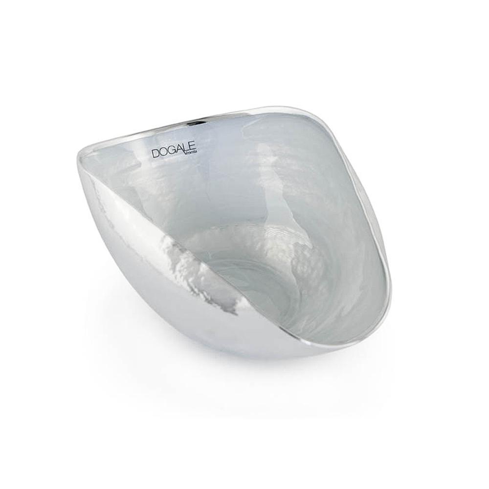 Dogale bowl Alabaster silver gray Ø 30x20cm h 13,5cm - DOGALE
