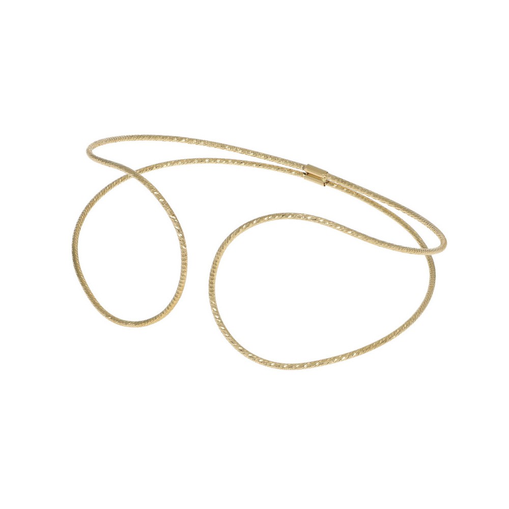 Bracciale Eterna filo d&#039;oro giallo da 1 mm MagicWire - MAGICWIRE