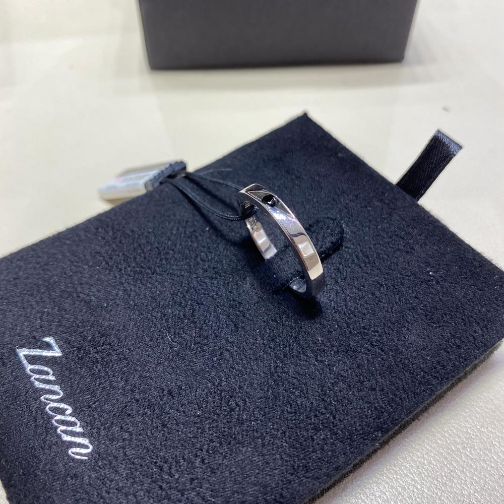  Anello argento 925 pietra nera - ZANCAN