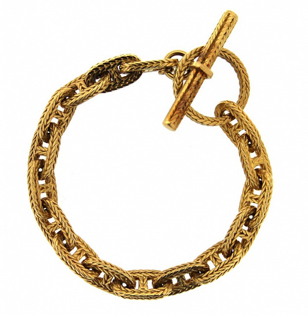Vintage chain bracelet in yellow gold - LUSSO ITALIANO