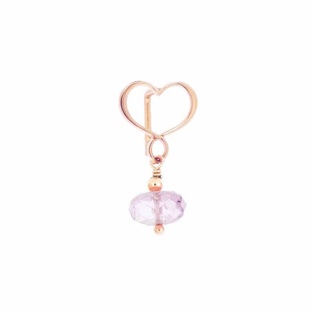 Orecchino cuore ametista Maman et Sophie ORDEC4AM - MAMAN ET SOPHIE