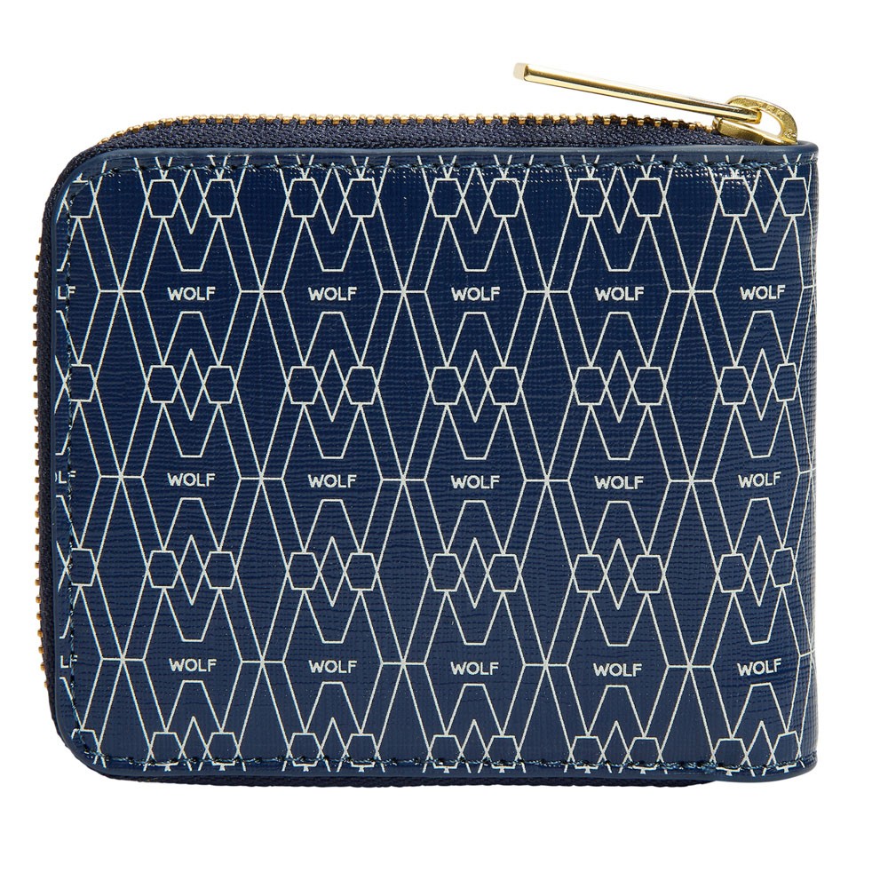  Portafoglio con cerniera - Blu - WOLF