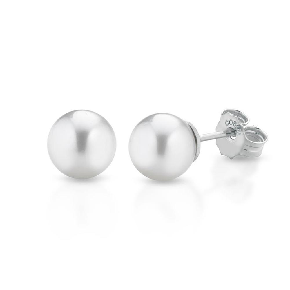  Orecchini in oro con perla Akoya giapponese &Oslash; 7-7,5mm - COSCIA