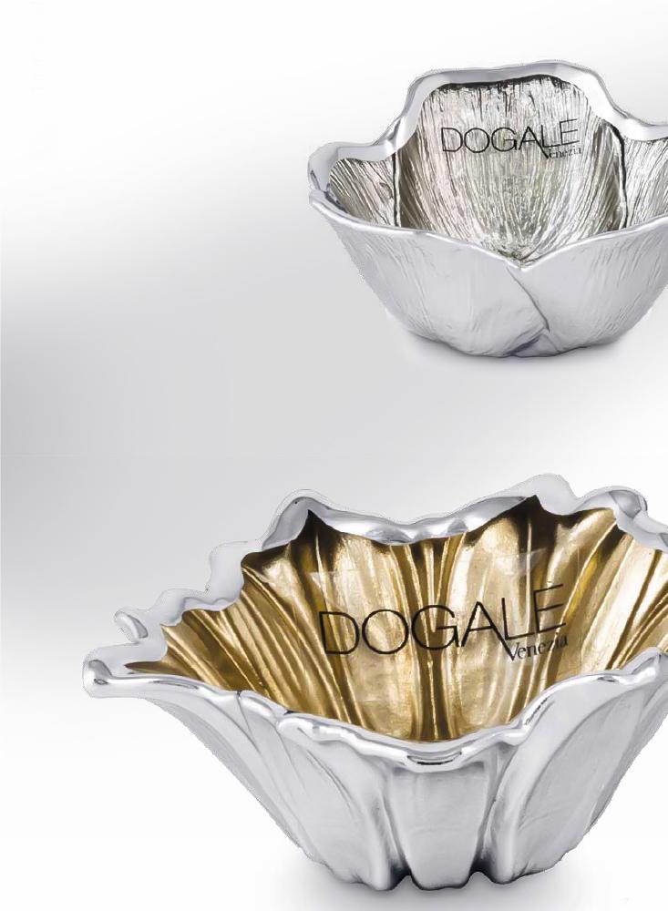  Ciotolina Dogale fiore papavero oro Ø 11cm - DOGALE