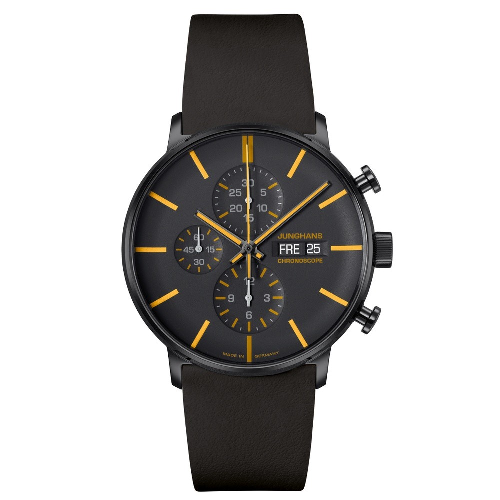 Junghans FORM A Chronoscope 27-4473.02 Giallo 32,7 mm - JUNGHANS