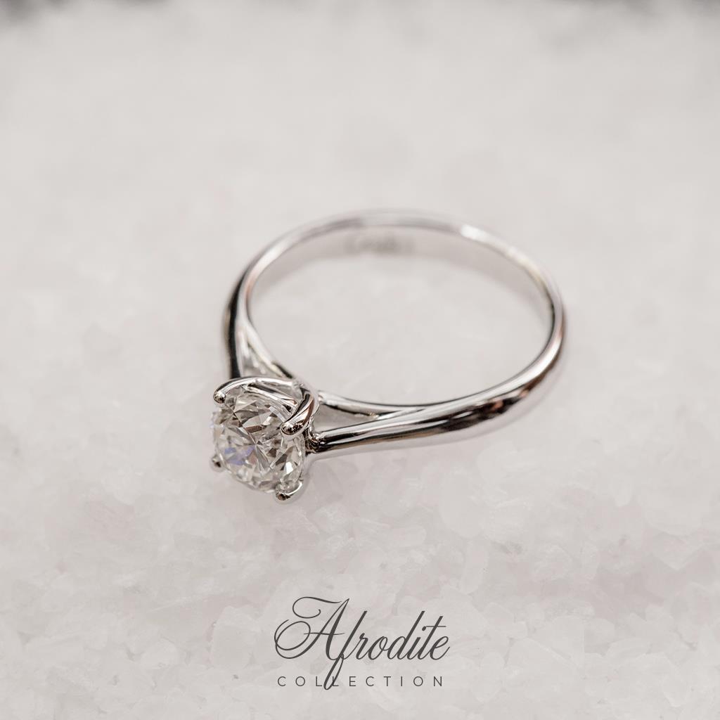  Engagement ring with diamond Afrodite collection 0,70ct G VS  - CICALA