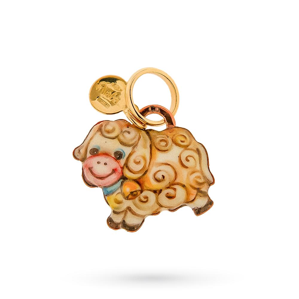 Ciondolo Gabriella Rivalta pecorella rame oro  - GABRIELLA RIVALTA