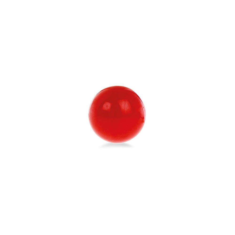 Sfera passante per bracciale Dedie Corallo rosso &Oslash; 4-4,5 mm - DEDIE