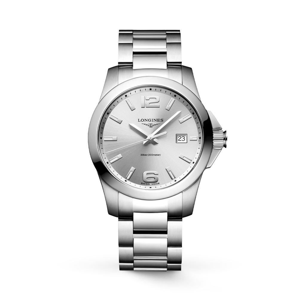 Orologio longines in acciaio con movimento al quarzo