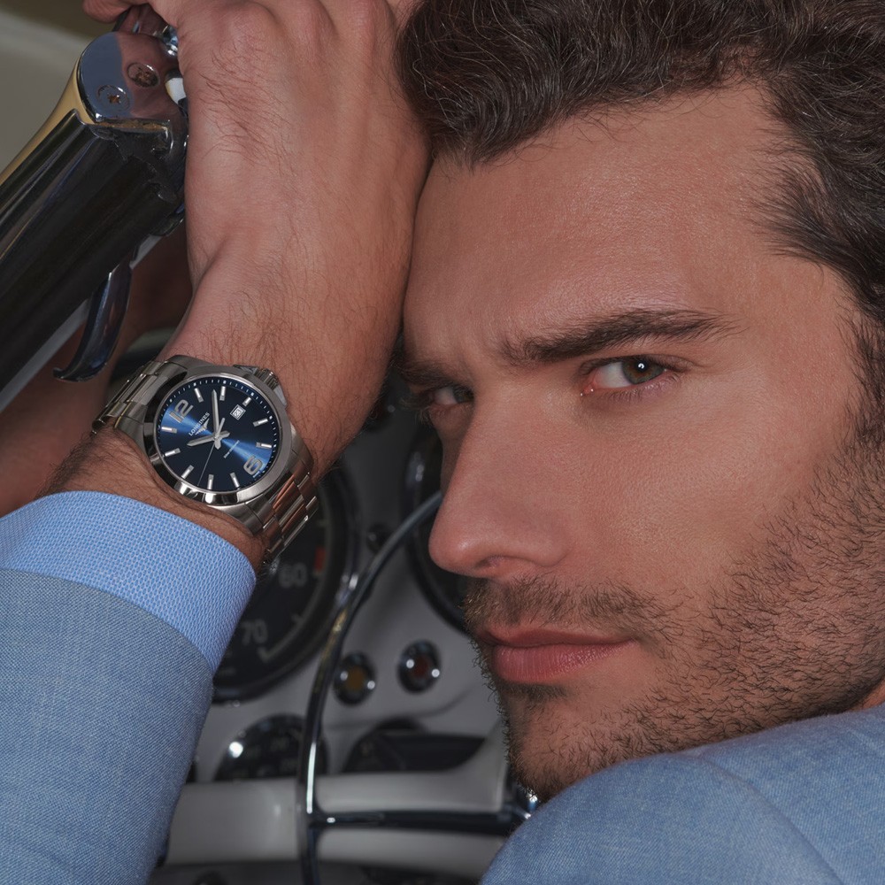  Longines Conquest L3.760.4.96.6 Al Quarzo 43&nbsp;mm - LONGINES