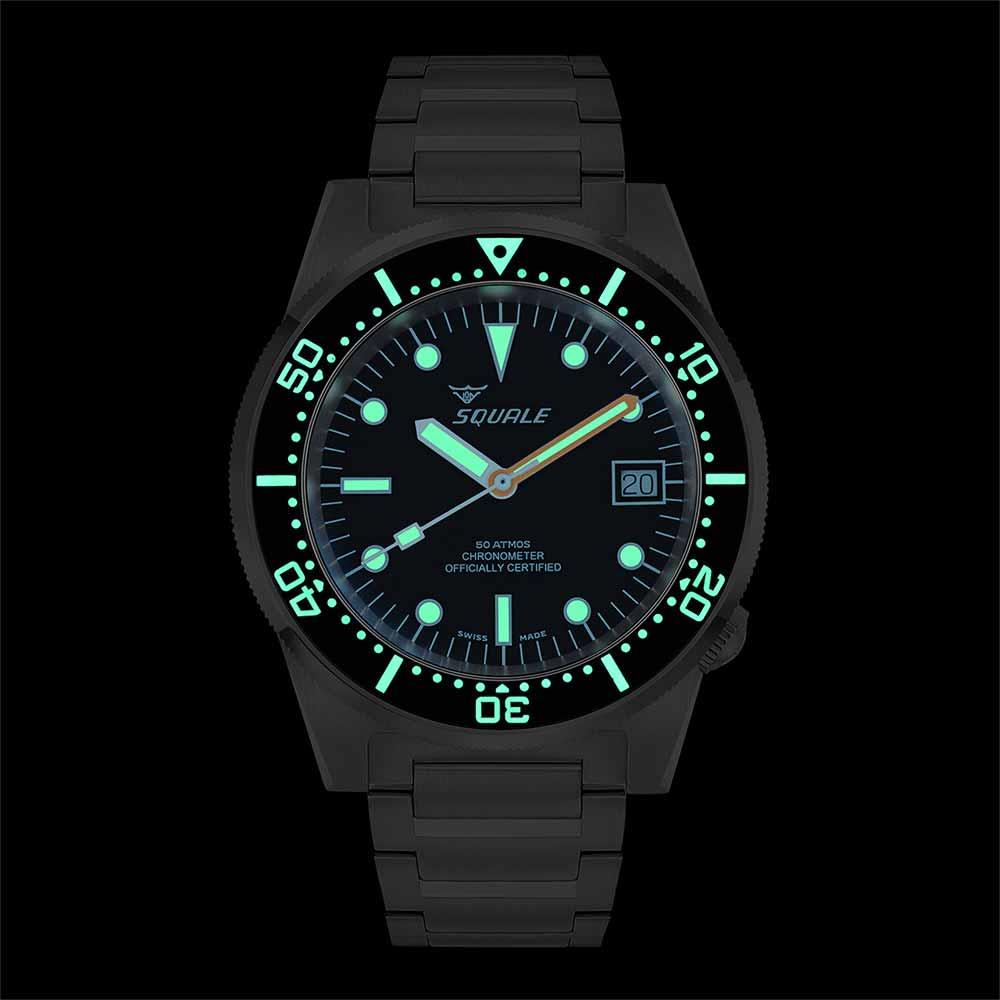  Squale 1521 Classic Cosc 1521COSCL.SQ20B 42,00 mm - SQUALE