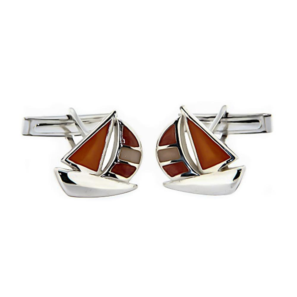 Gemelli per camicia barca argento 925 Made Italy - SATURNO