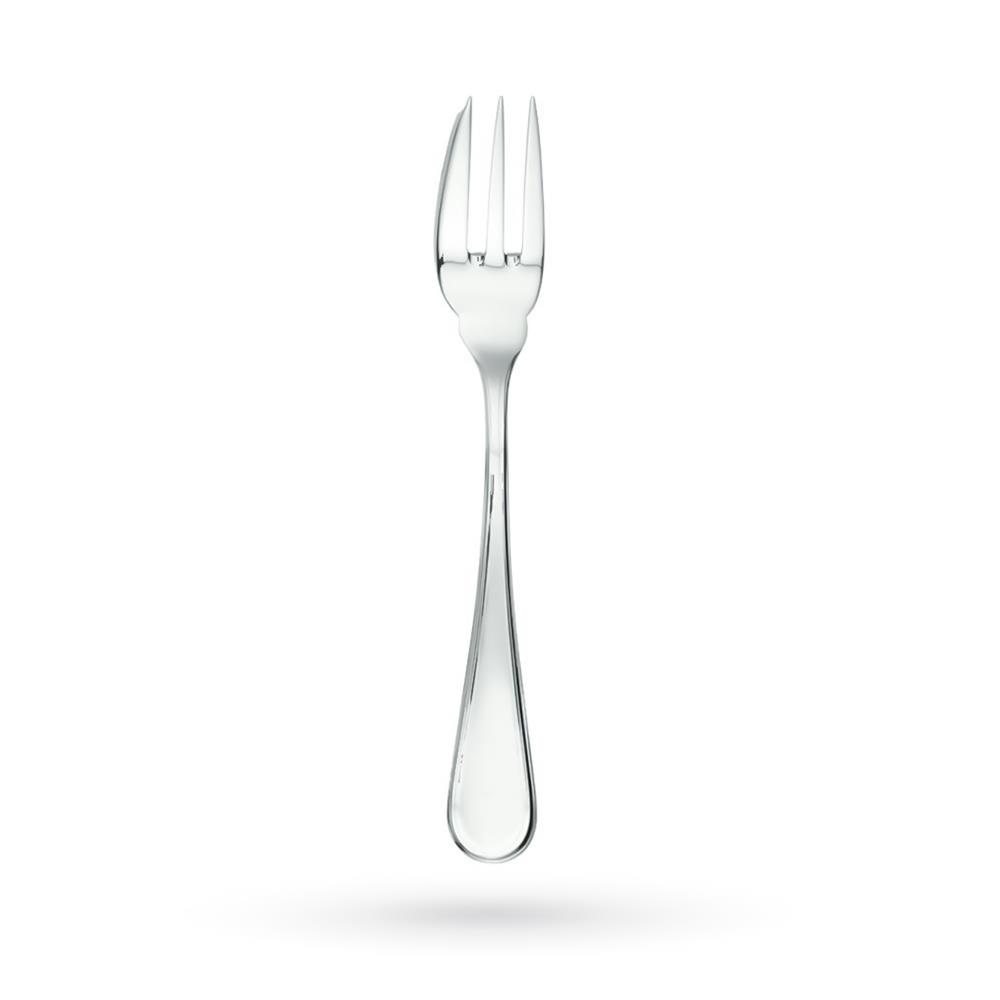 Set 12 dessert forks 800 silver English style  - SCHIAVON