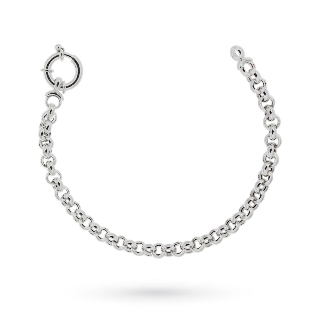 Bracciale maglia rolo argento 925 18,5cm - LUSSO ITALIANO