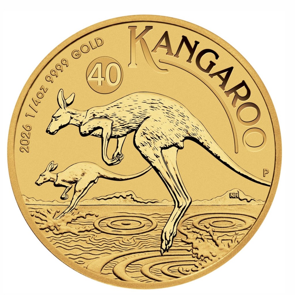 2026 Kangaroo Gold Coin - THE PERTH MINT