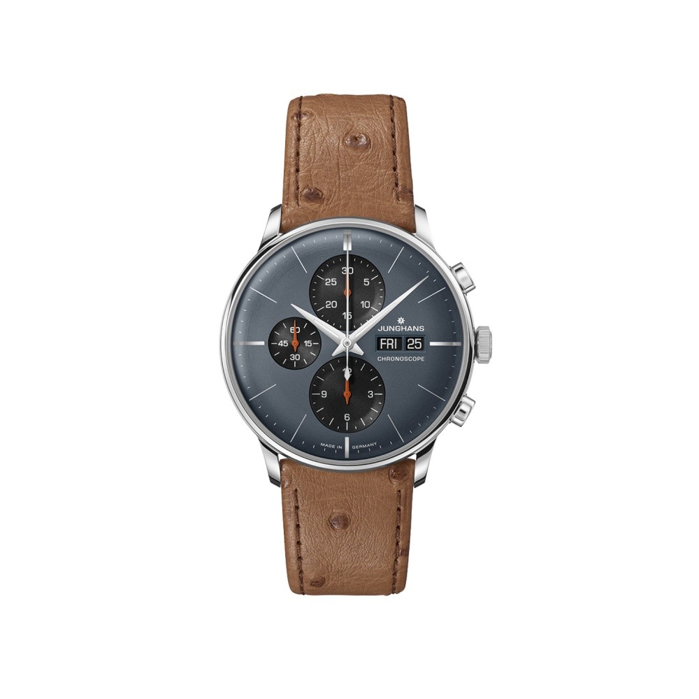 Junghans Meister Chronoscope engl. Day 27-4224.03 Grigio 40,7 mm - JUNGHANS
