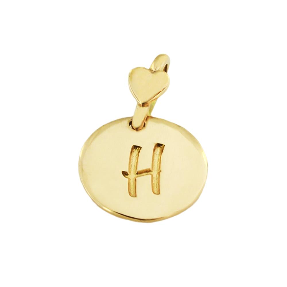 Ciondolo Cialdina Oro Dodo Mariani Lettera H - DODO MARIANI