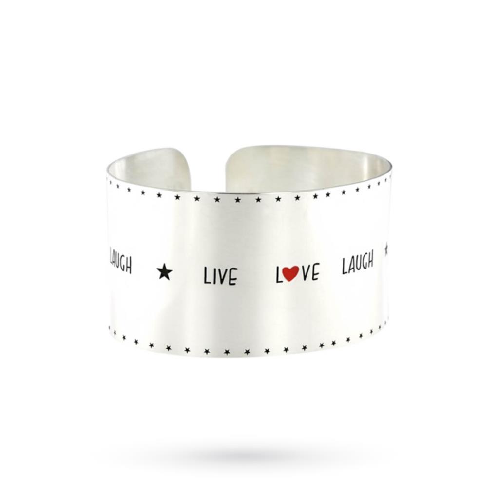 Bracciale rigido Live Love Laugh Maman et Sophie BRCHG33L - MAMAN ET SOPHIE
