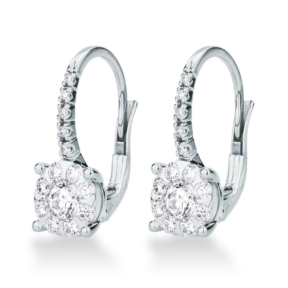  Orecchini monachella oro bianco diamanti ~0,71ct Mirco Visconti - MIRCO VISCONTI