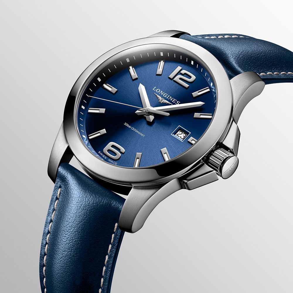  Longines Conquest L3.759.4.96.0 Al Quarzo 41 mm - LONGINES