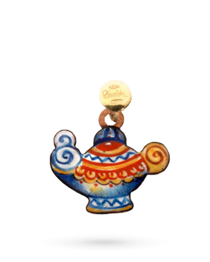 Ciondolo Gabriella Rivalta Lampada Aladino rame oro - GABRIELLA RIVALTA