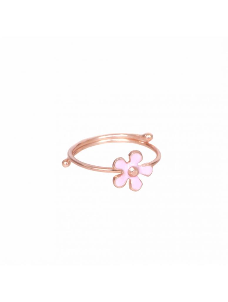 Coachella pink flower ring Maman et Sophie ANCOAFP - MAMAN ET SOPHIE