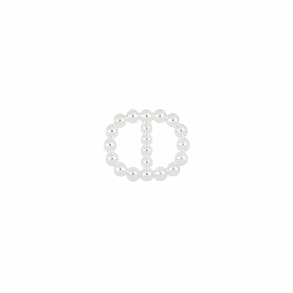 Fibbia Ovale Argentata Maman et Sophie 16mm - MAMAN ET SOPHIE