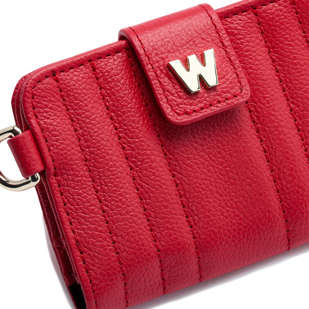  Wolf Credit Card Holder with Wristlet - Red - WOLF