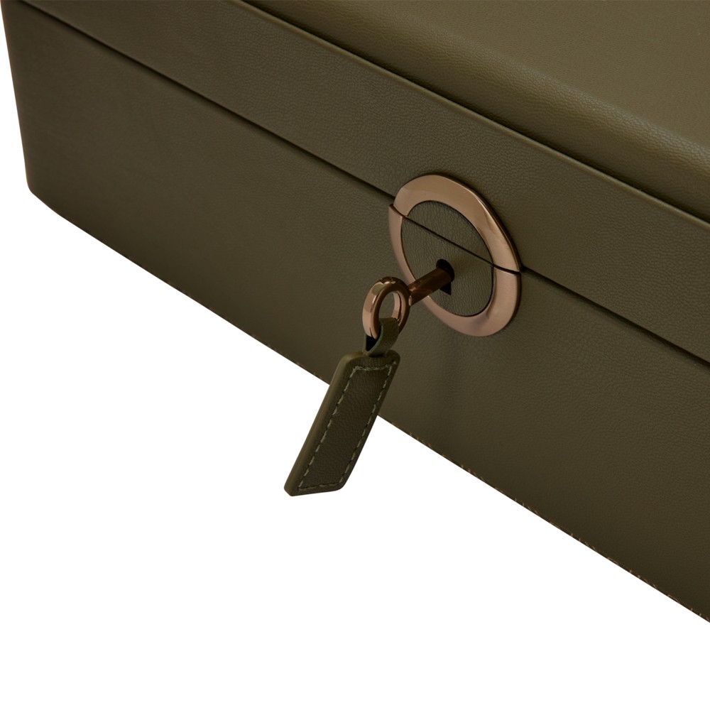  Scatola porta orologi da 5 pezzi - Oliva - WOLF