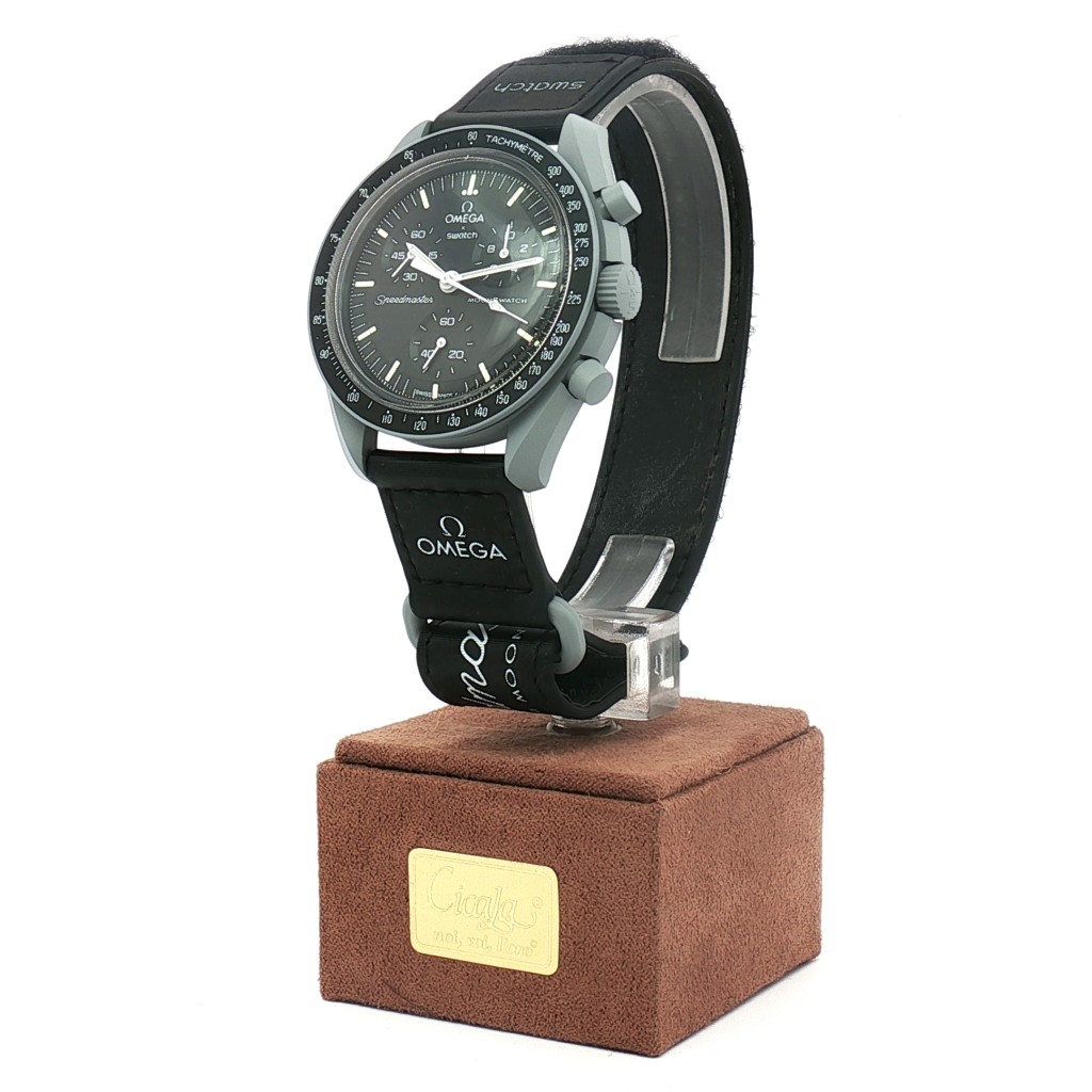  Swatch MoonSwatch SO33M100 Al Quarzo Nero 42 mm - SWATCH