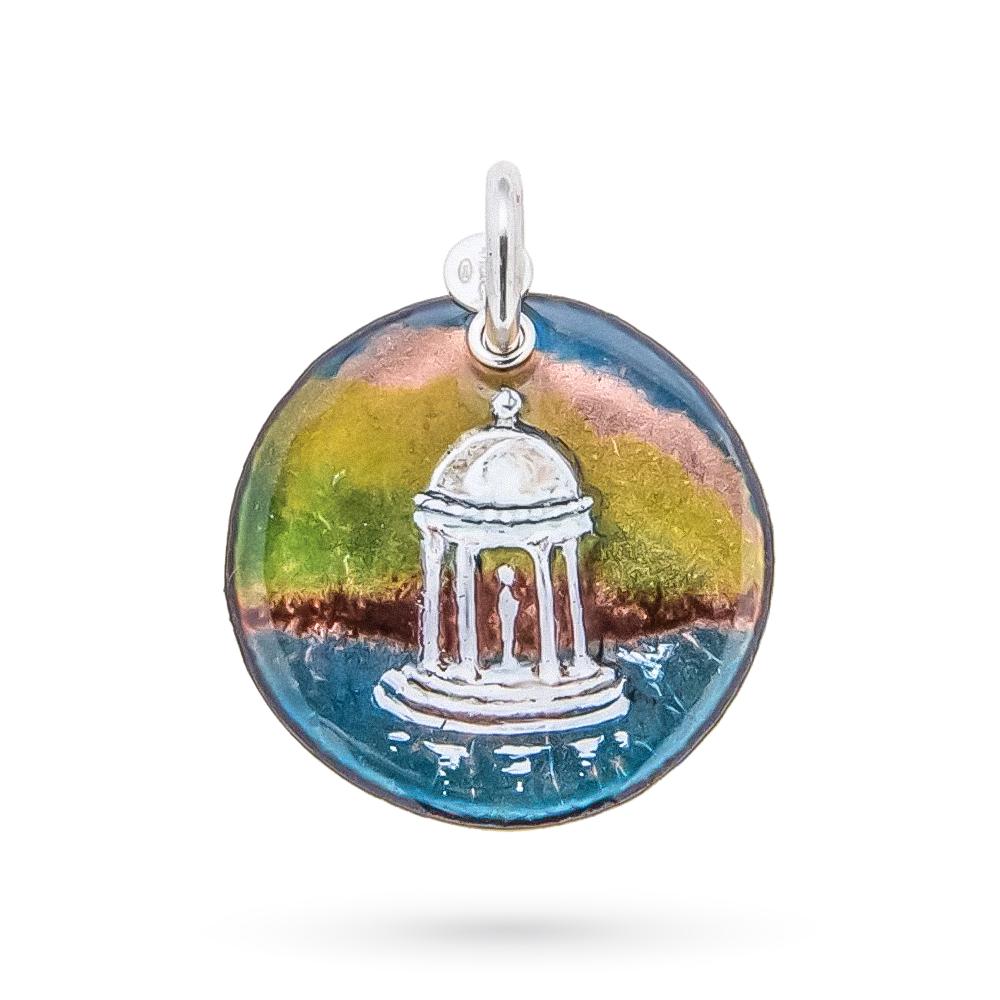 Gabriella Rivalta Diana&#039;s Temple Pegli copper silver pendant XL - GABRIELLA RIVALTA