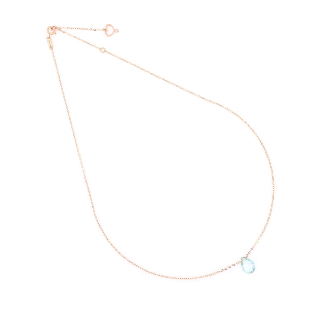 Girocollo topazio azzurro Maman et Sophie GCDRP1TA - MAMAN ET SOPHIE